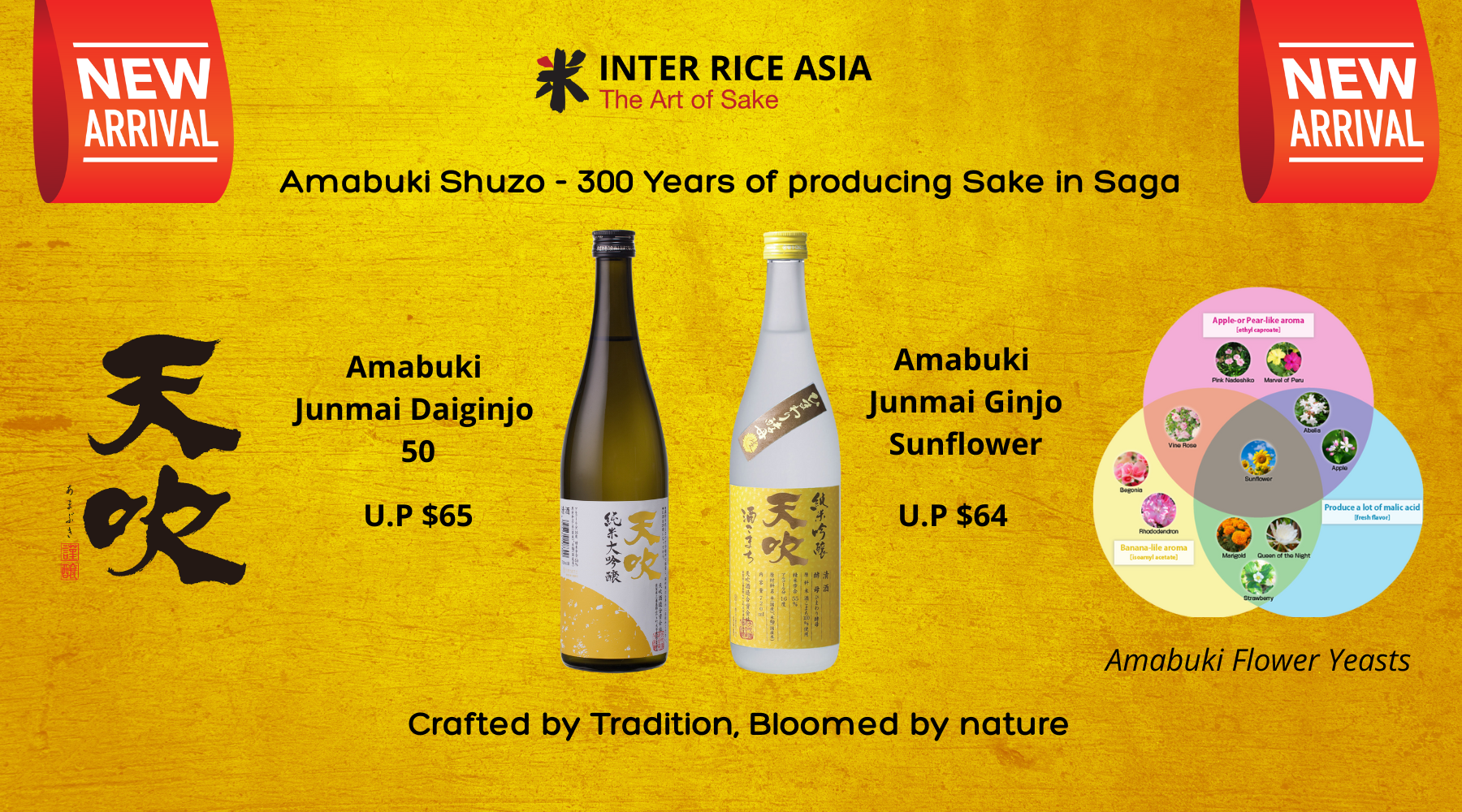 Amabuki JDG 50 and sunflower web banner