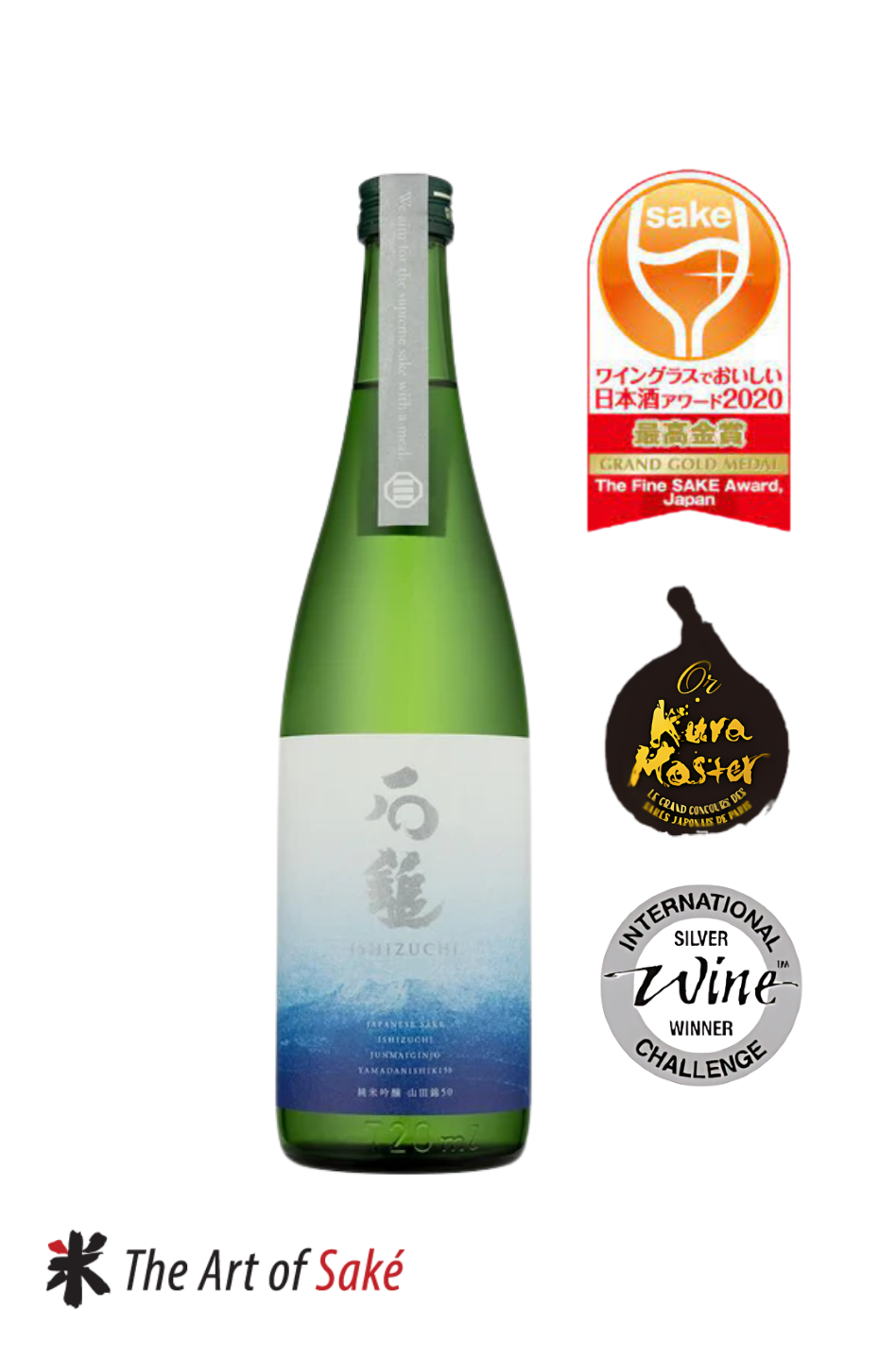 Ishizuchi Junmai Ginjo Yamadanishiki Bottle Format