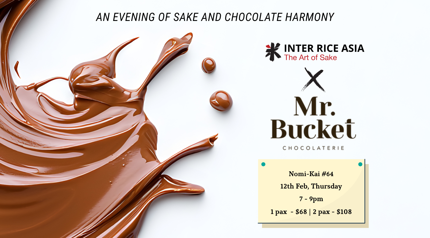 nomi kai 64 sake and chocolate web banner