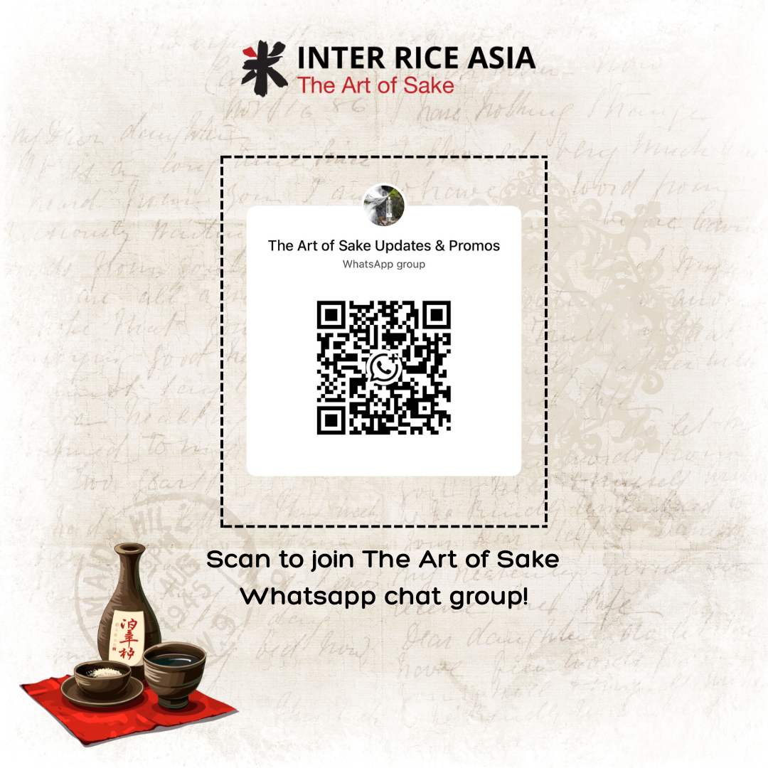 the art of sake whatsapp mobile banner