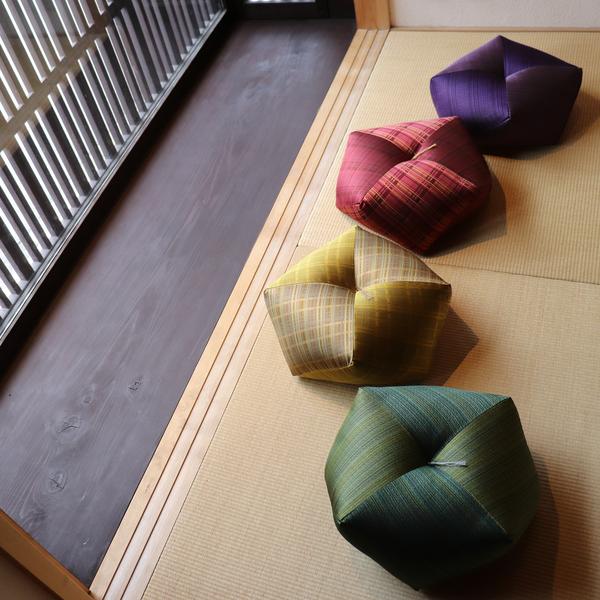 Takaokaya Japanese Ojami Cushion - Nishijn Silk